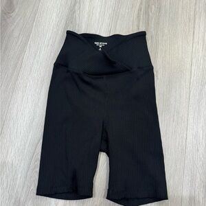 Year of Ours Black Ribbed Top